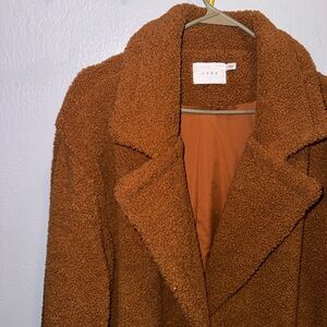 Women's Brown/Orange Teddy Jacket